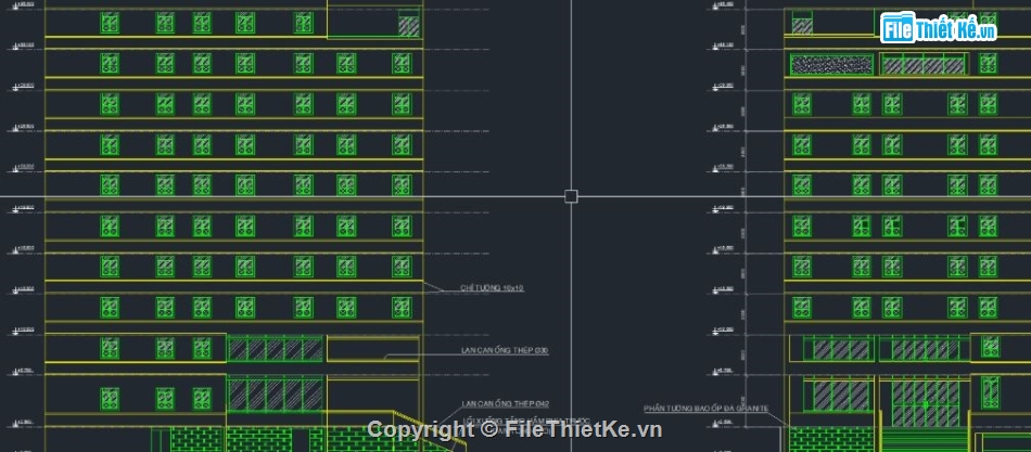 trụ sở làm việc,tầng hầm,Đồ án trụ sở,10 tầng,10 tầng + hầm