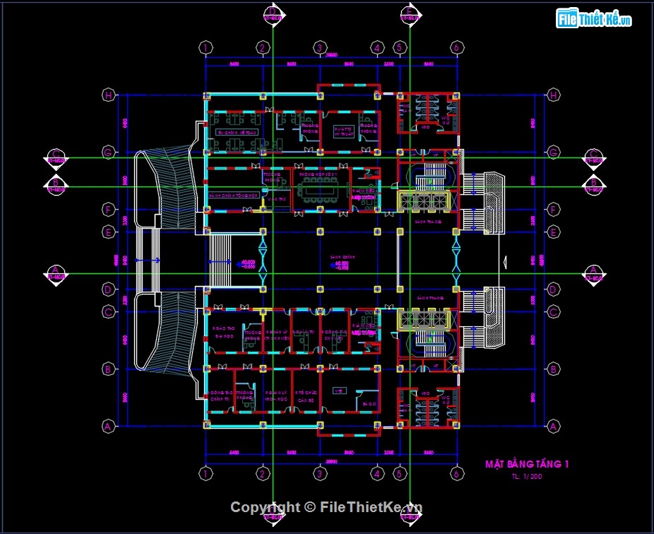 Đồ án trụ sở,đồ án tốt nghiệp,đồ án tốt nghiệp văn phòng làm việc,đồ án trụ sở làm việc,đồ án nhà cao tầng,đồ án xây dựng