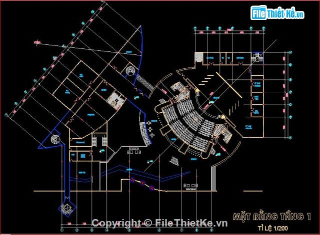 đồ án tốt nghiệp,nhà văn hóa,trung tâm văn hóa,đồ án nhà văn hóa