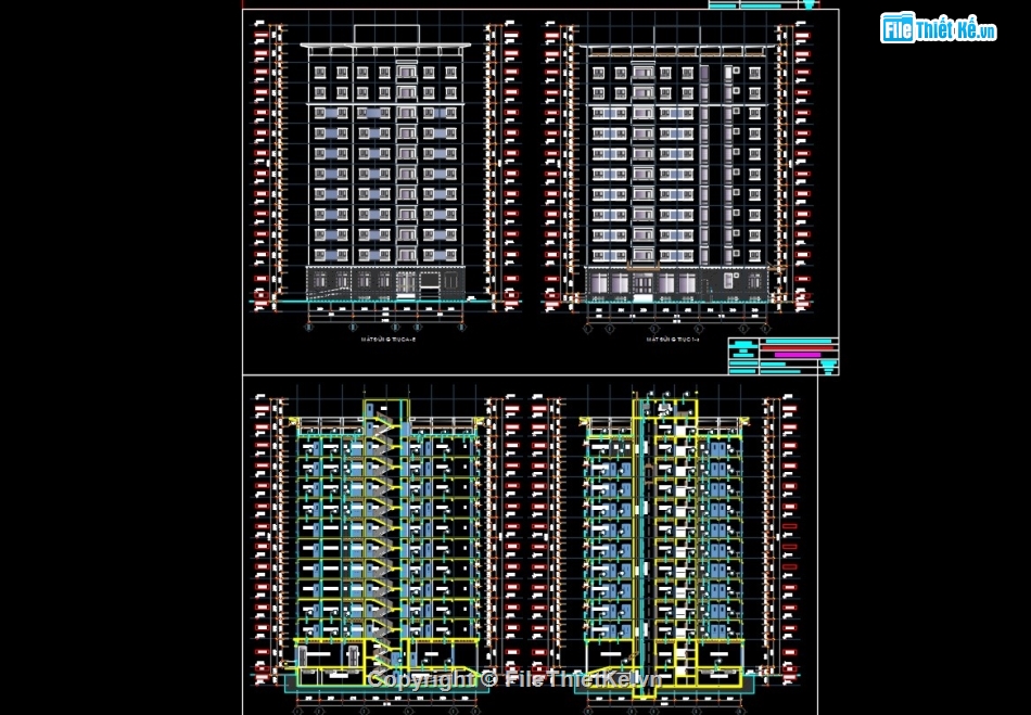 tốt nghiệp chung cư,đồ án xây dựng,đồ án chung cư cao tầng