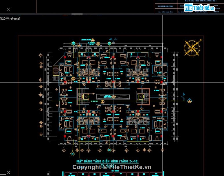 chung cư 16 tấng,file cad chung cư 16 tâng,đồ án chung cư