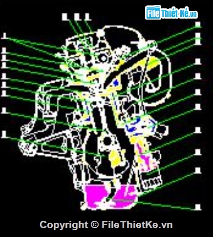 động cơ,Toyota Yaris,quy trình sửa chữa,công nghệ ô tô