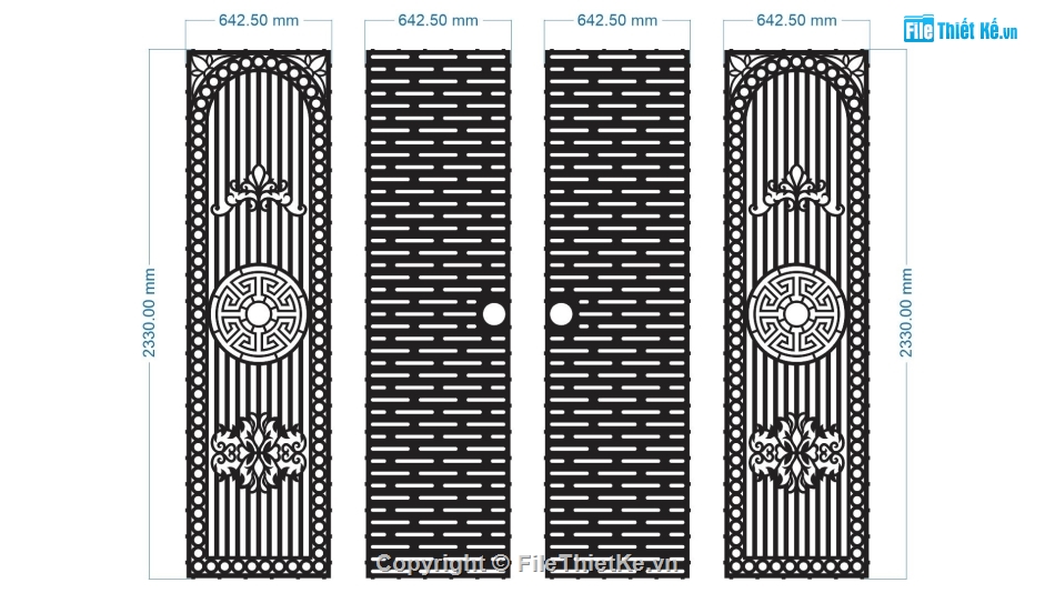 cổng 4 cánh cnc,file cnc cổng 4 cánh,mẫu cnc cổng 4 cánh