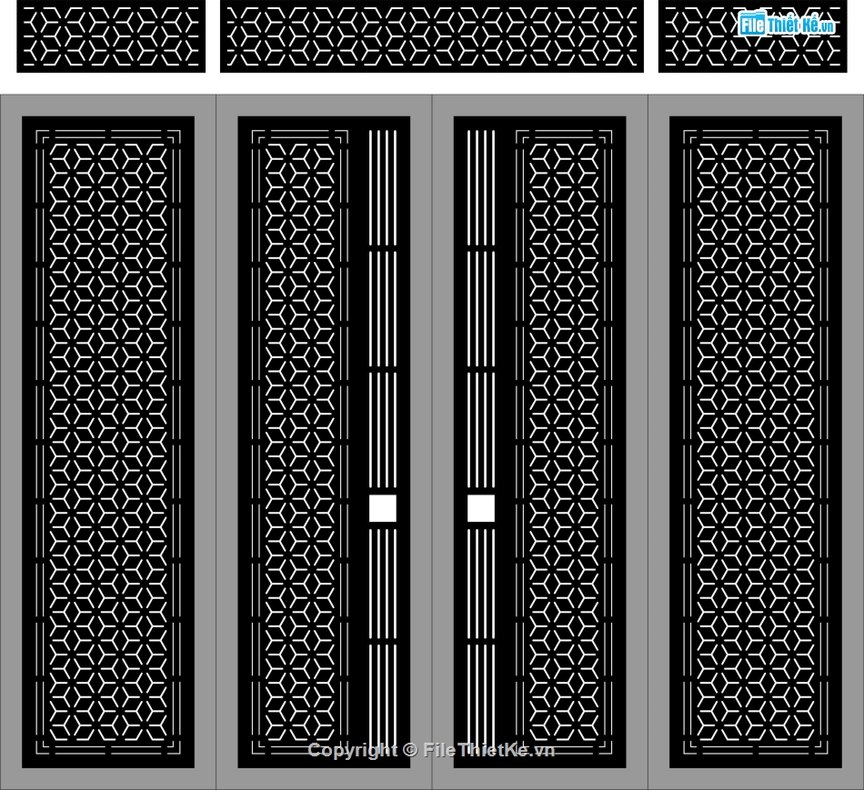 cổng 4 cánh bông tuyết,cổng 4 cánh cnc,file cnc cổng,file cổng cnc