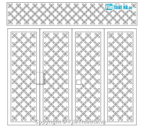 Cổng 4 cánh,file dxf cổng 4 cánh,dxf cổng 4 cánh file dxf