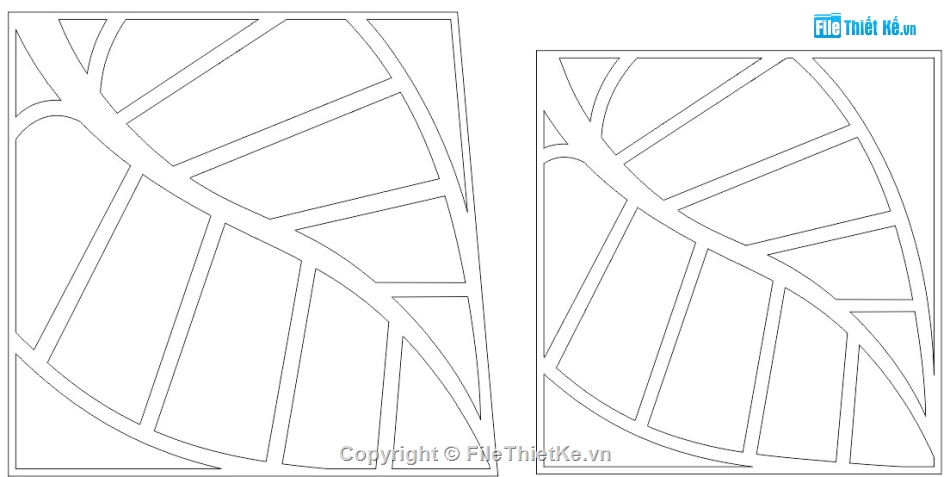 Giếng trời lá cnc,File dxf giếng trời cnc,Giếng trời cnc file dxf
