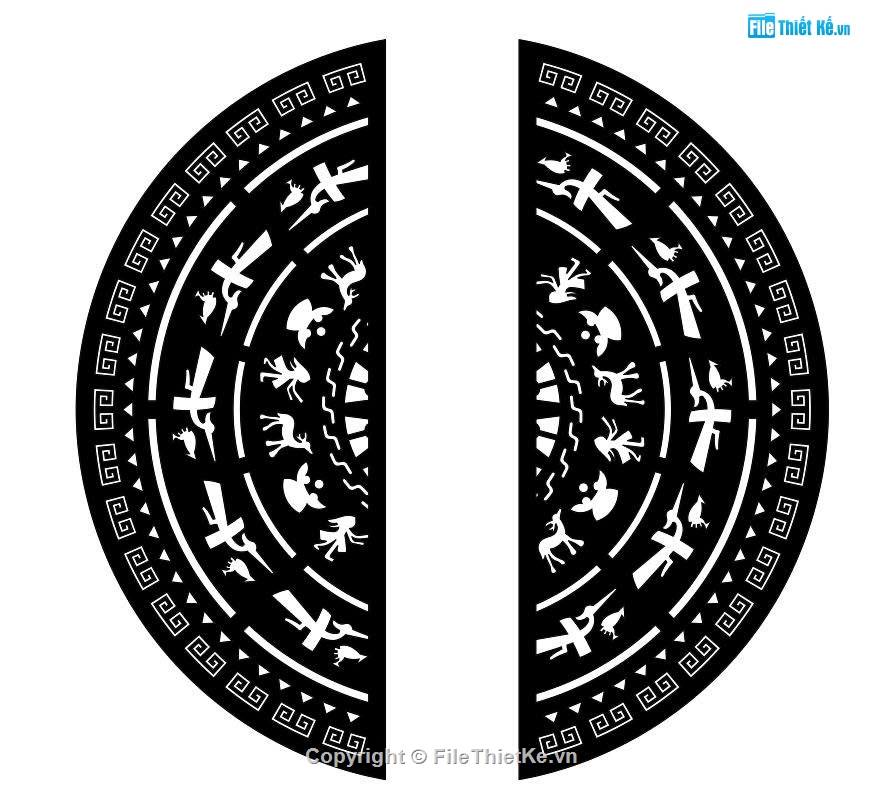 Trống đồng cnc,file dxf trống đồng,trống đồng file dxf,dxf trống đồng