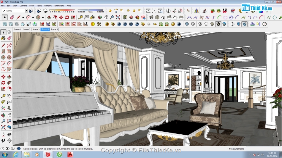 3d sketchup Phòng khách,Phòng khách file sketchup,Model su phòng khách\,File sketchup phòng khách,Phòng khách model su