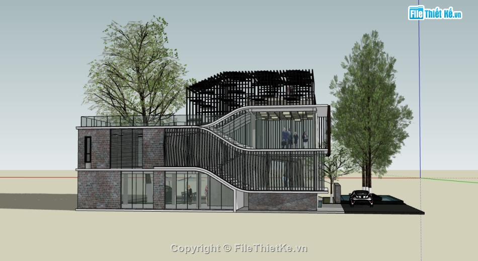 nghỉ dưỡng,file 3d khu nghỉ dưỡng,file sketchup khu nghỉ dưỡng,khu nghỉ dưỡng