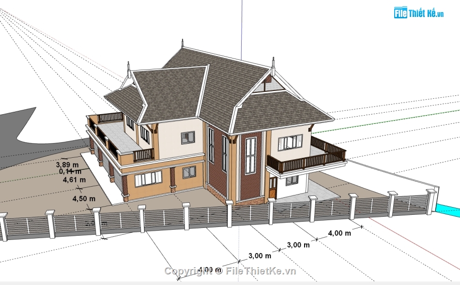 file su  nhà 2 tầng,model su  nhà 2 tầng,3d nhà 2 tầng,dựng 3d  nhà 2 tầng