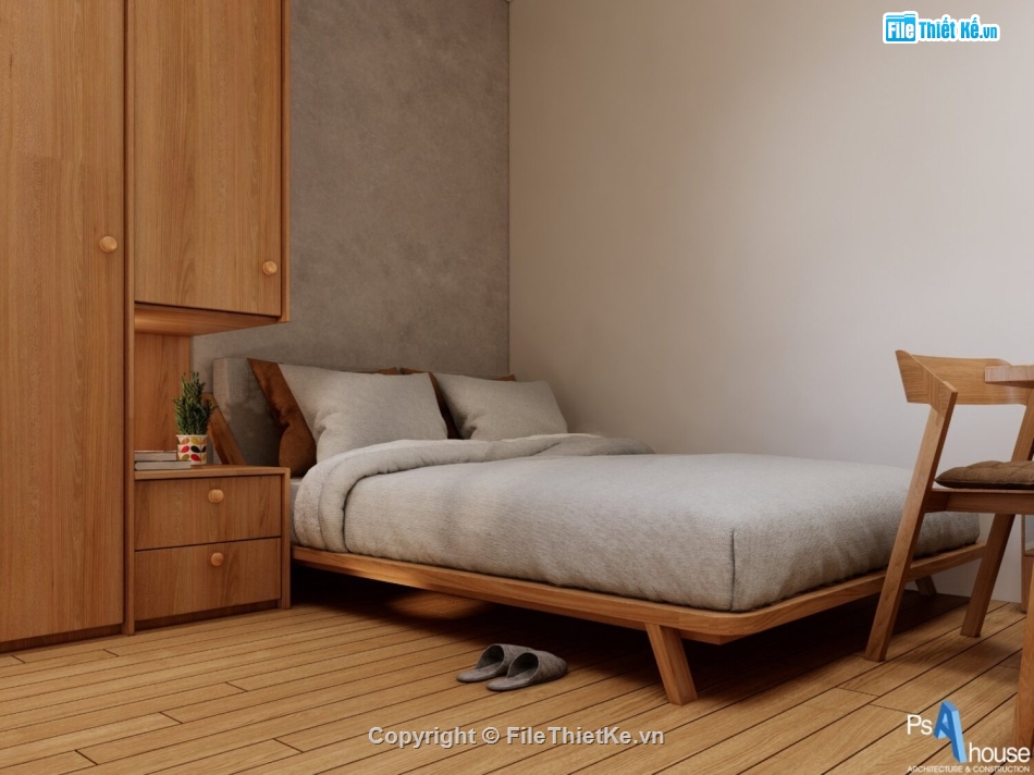 nội thất căn hộ,file sketchup căn hộ,nội thất khách bếp