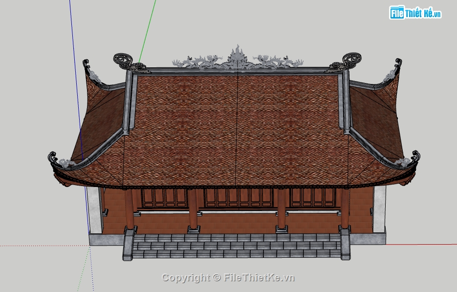 file sketchup nhà thờ họ,model sketchup nhà thờ họ,sketchup nhà thờ họ,3d sketchup nhà thờ họ