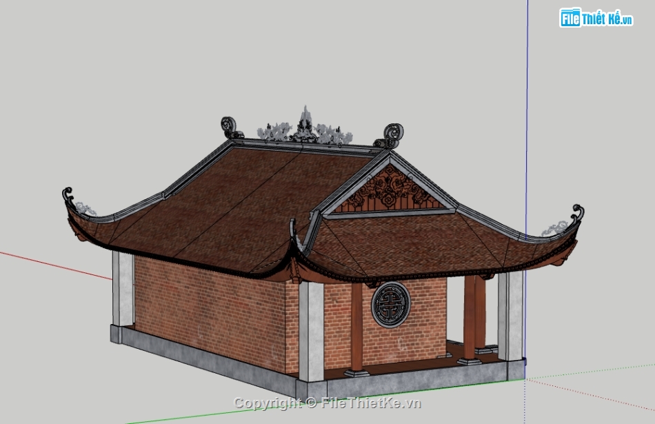 file sketchup nhà thờ họ,model sketchup nhà thờ họ,sketchup nhà thờ họ,3d sketchup nhà thờ họ