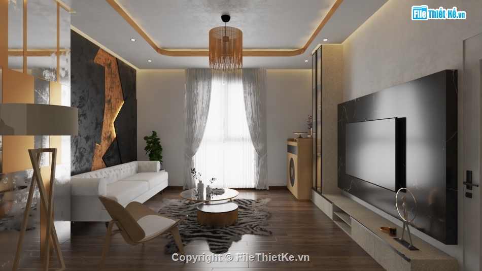 nội thất chung cư,3d su nội thất phòng khách,File su nội thất chung cư,nội thất phòng bếp sketchup