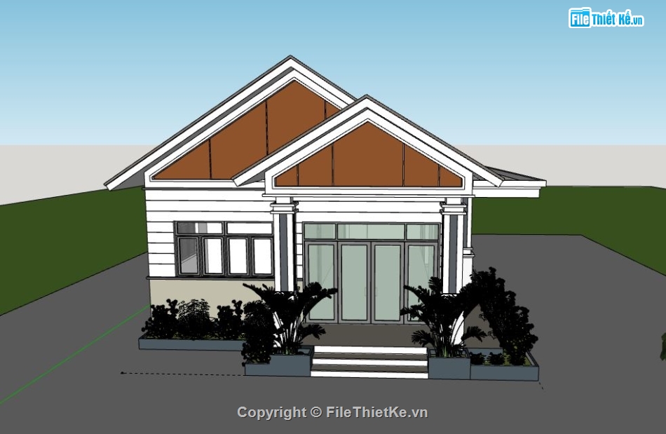 model su biệt thự 1 tầng,file sketchup biệt thự 1 tầng,biệt thự 1 tầng model su,sketchup biệt thự 1 tầng,file su biệt thự 1 tầng