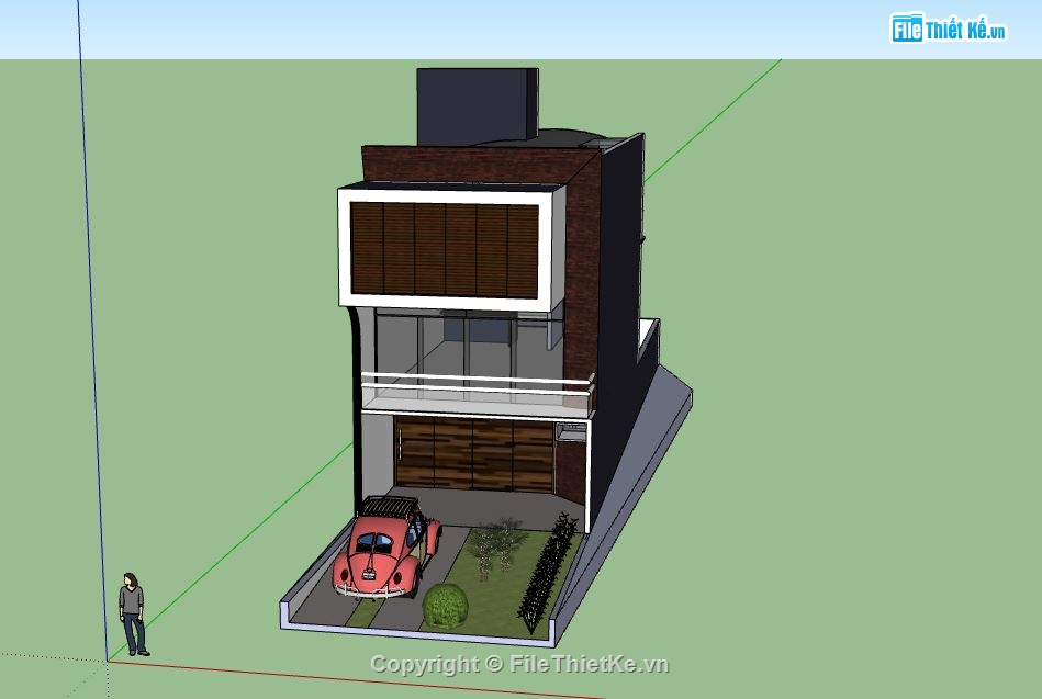 Nhà phố 2 tầng,file sketchup nhà phố 2 tầng,nhà phố 2 tầng model su,sketchup nhà phố 2 tầng,nhà phố 2 tầng file su