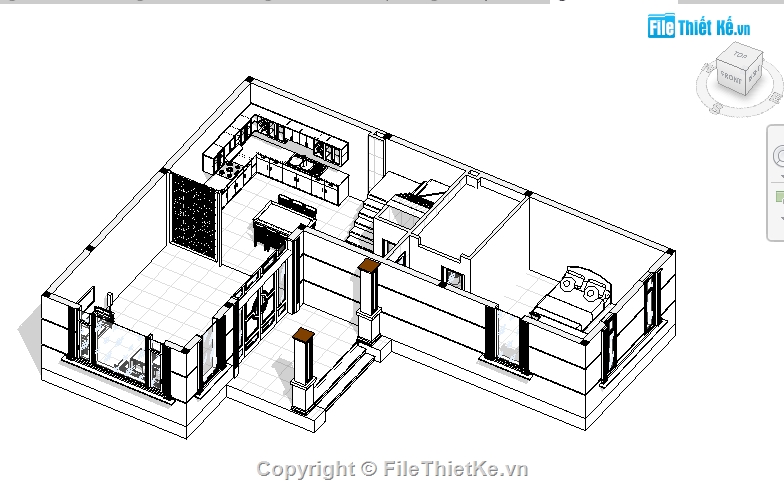 revit kiến trúc biệt thự 3 tầng,revit biệt thự 3 tầng,kiến trúc biệt thự,biệt thự 3 tầng 11.5x14.7m,bản vẽ biệt thự 3 tầng,thiết kế biệt thự 3 tầng