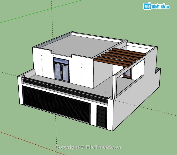 Biệt thự 2 tầng,model su biệt thự 2 tầng,file su biệt thự 2 tầng