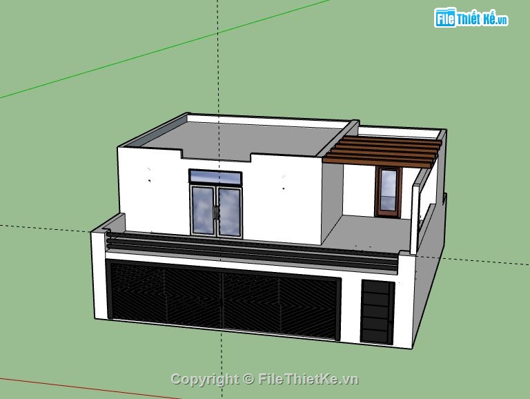 Biệt thự 2 tầng,model su biệt thự 2 tầng,file su biệt thự 2 tầng