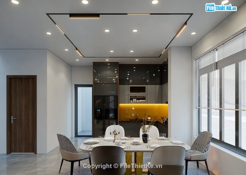 file sketchup phòng khách,model su phòng bếp,phòng bếp file sketchup,file sketchup phòng bếp,nội thất phòng khách bếp