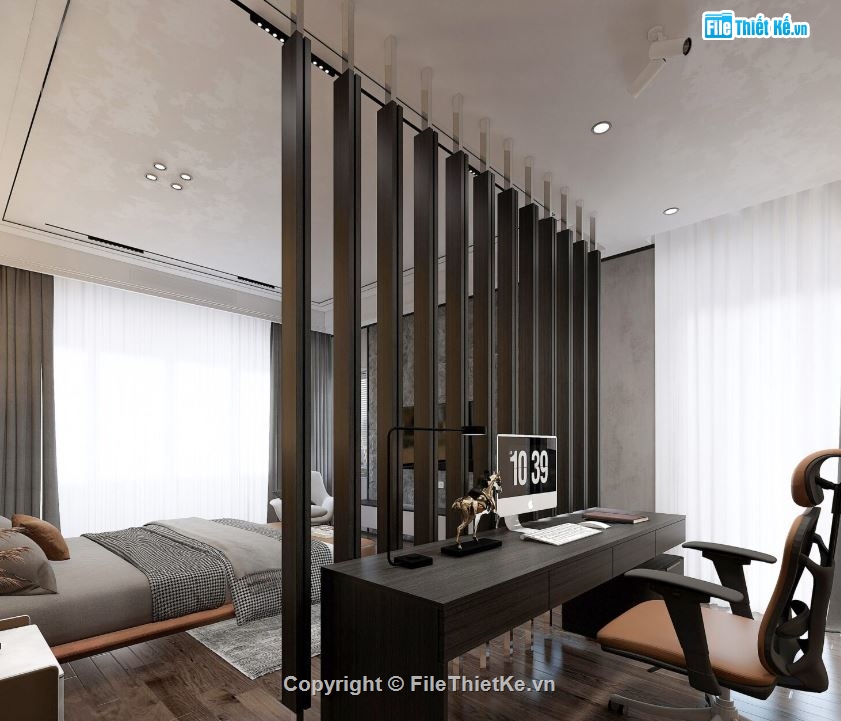 sketchup Phòng ngủ,Phòng ngủ file sketchup,model su phòng ngủ,phòng ngủ file sketchup,file sketchup phòng ngủ