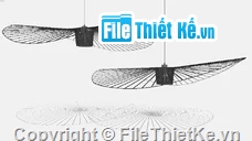 file sketchup đèn,Su đèn trần,đèn trang trí