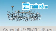 file sketchup đèn,Su đèn trần,đèn trang trí