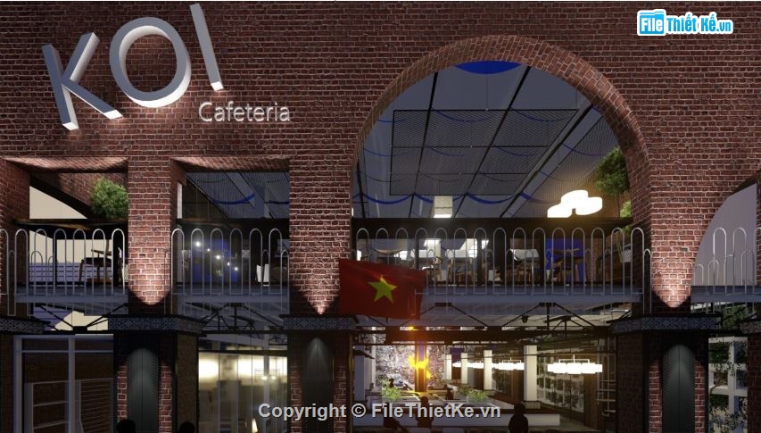 sketchup quán cafe,Model su quán cafe,file sketchup quán cafe,quán cafe model su