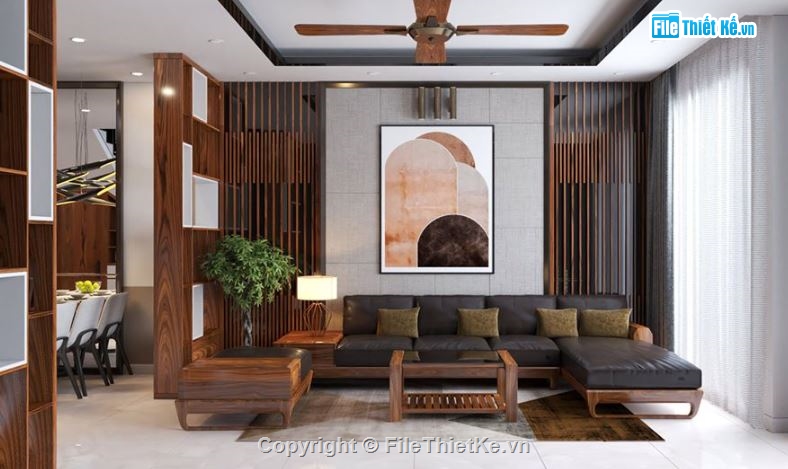 nội thất phòng khách,nội thất nhà bếp,model su khách bếp,khách bếp file sketchup
