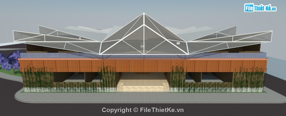 nhà làm việc đa năng,file su nhà làm việc đa năng,nhà làm việc model su,nhà làm việc file sketchup