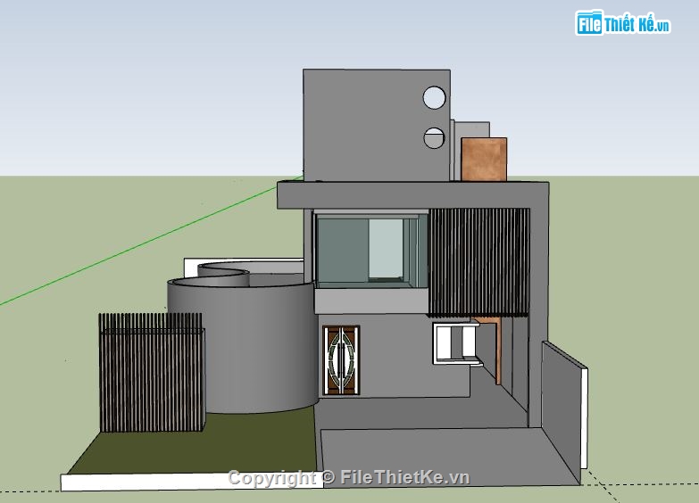 Nhà phố 2 tầng,file sketchup nhà phố 2 tầng,nhà phố 2 tầng file sketchup,sketchup nhà phố 2 tầng,nhà phố 2 tầng file su