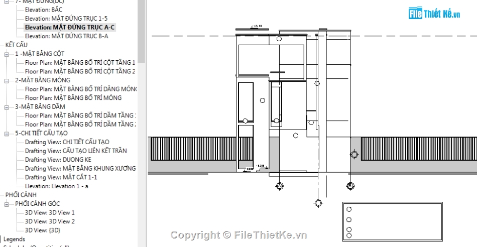 revit nhà phố 3 tầng,File revit nhà phố,Bản vẽ revit nhà phố,nhà phố 3 tầng revit