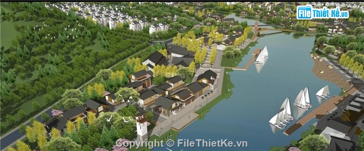 sketchup phối cảnh,quy hoạch khu đô thị,mẫu quy hoạch đô thị,quy hoạch,cảnh quan