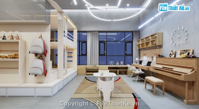 su phòng ngủ cho bé,3d phòng ngủ,file sketchup phòng ngủ đẹp