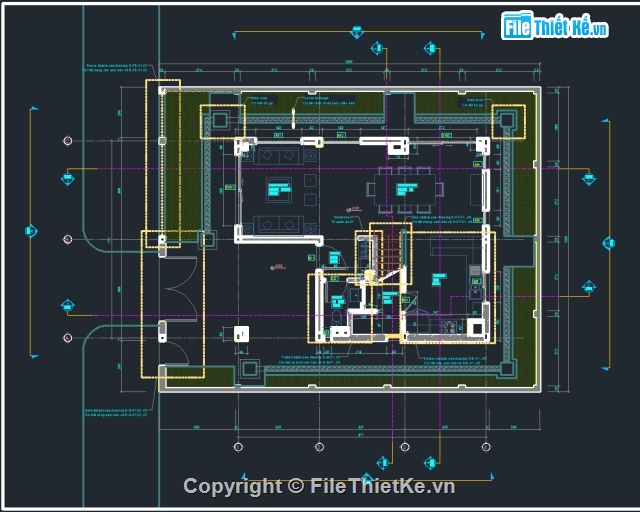 biệt thự 3 tầng,biệt thự 3 tần 12x15m,bản vẽ biệt thự,mẫu biệt thự,biệt thự hiện đại 3 tầng