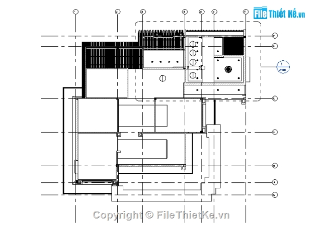 biệt thự nhà vườn,file revit biệt thự,thiết kế biệt thự,Revit biệt thự 6x10m