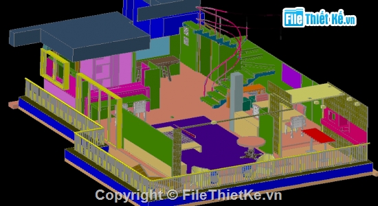 Với bản file CAD thiết kế ngôi nhà 3D này, bạn sẽ có những bước đầu tiên để tạo ra một ngôi nhà mơ ước của mình. Với những chi tiết tỉ mỉ và đường nét tạo hình chính xác, điều này chắc chắn sẽ đem đến cho bạn sự hài lòng và động lực cần thiết.