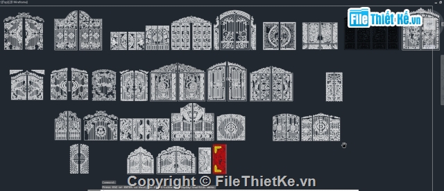 cửa cổng cắt CNC,mẫu cửa đẹp,file cad cửa