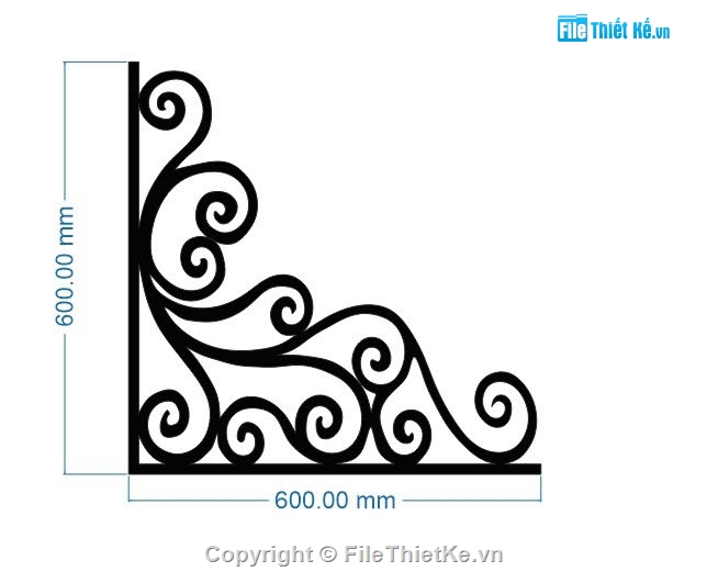 hoa góc cnc,mẫu hoa góc cnc,file dxf hoa góc cnc