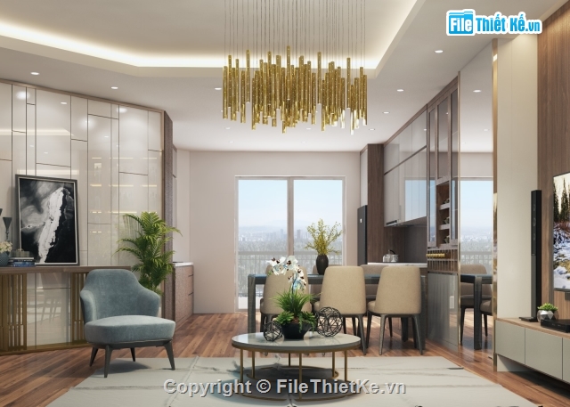 File 3d max nội thất,3dmax nội thất chung cư,3dmax nội thất chung cư hiện đại,File max nội thất chung cư,Thiết kế nội thất chung cư