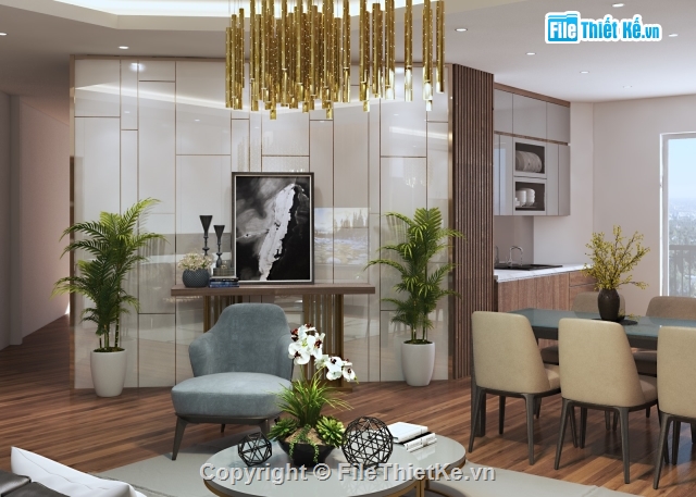 File 3d max nội thất,3dmax nội thất chung cư,3dmax nội thất chung cư hiện đại,File max nội thất chung cư,Thiết kế nội thất chung cư