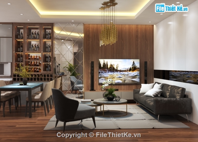 File 3d max nội thất,3dmax nội thất chung cư,3dmax nội thất chung cư hiện đại,File max nội thất chung cư,Thiết kế nội thất chung cư