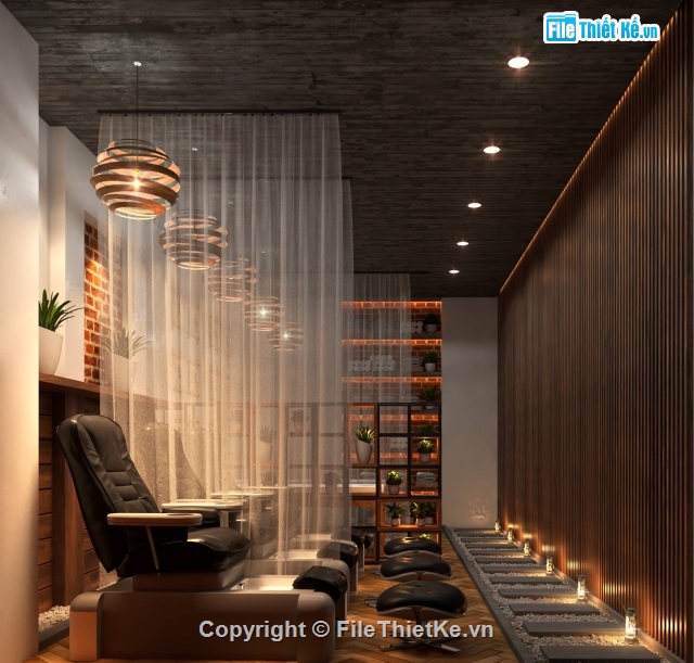 Sketchup spa,tiệm spa,Su spa