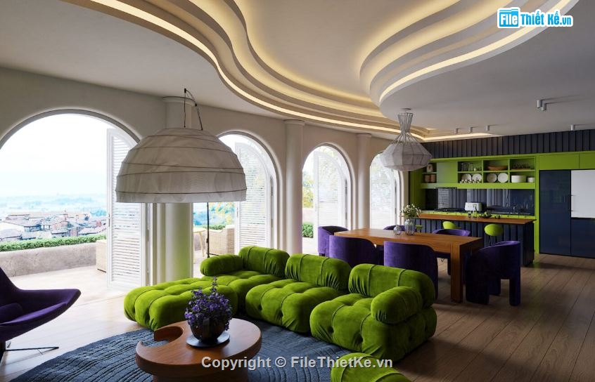 3d nội thất,phòng khách 3d,sketchup nội thất,File sketchup nội thất,sketchup phòng khách