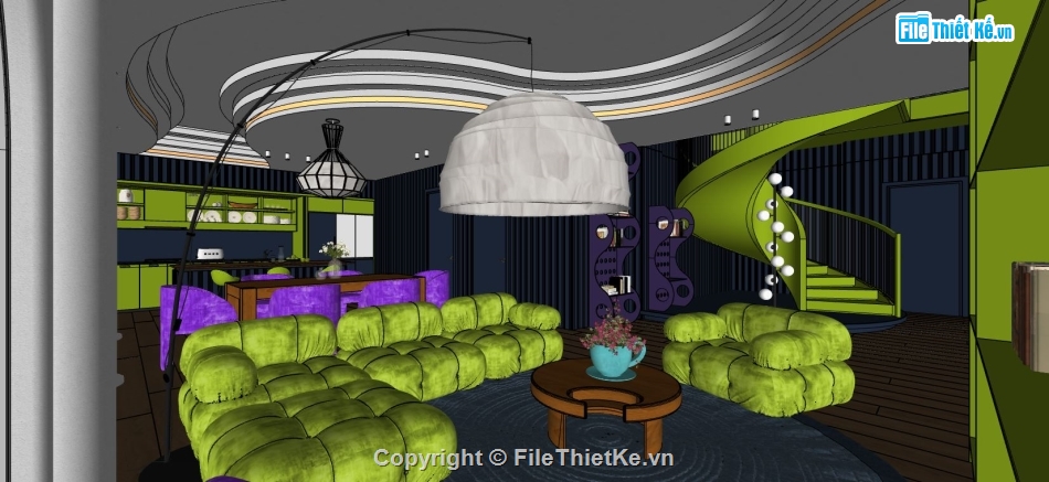 3d nội thất,phòng khách 3d,sketchup nội thất,File sketchup nội thất,sketchup phòng khách
