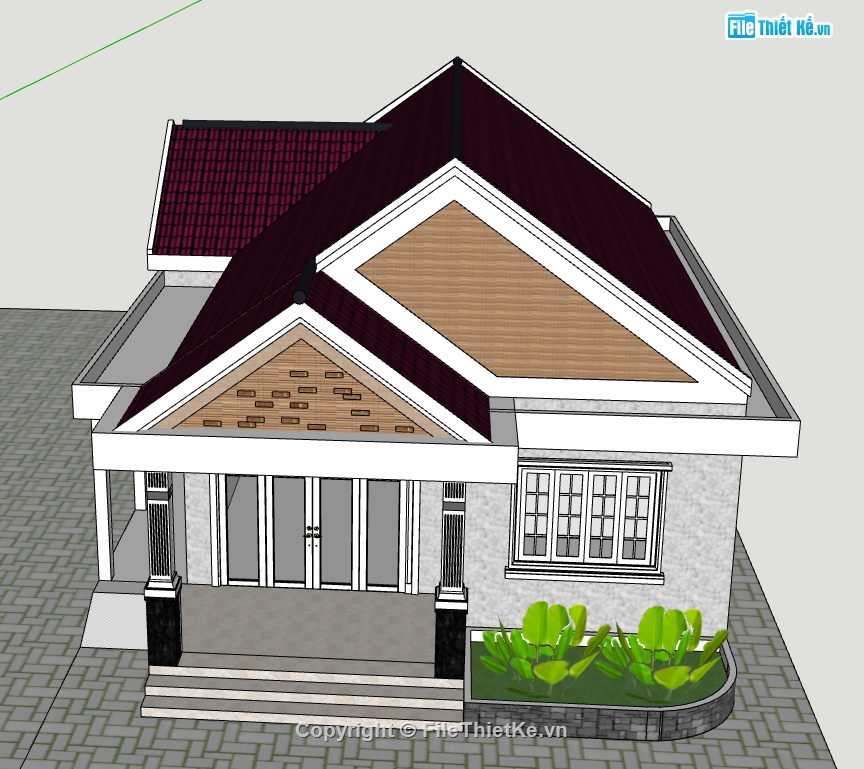 file su nhà 1 tầng,sketchup nhà 1 tầng,model sketchup nhà 1 tầng,file sketchup nhà 1 tầng,nhà 1 tầng file su,nhà 1 tầng file sketchup