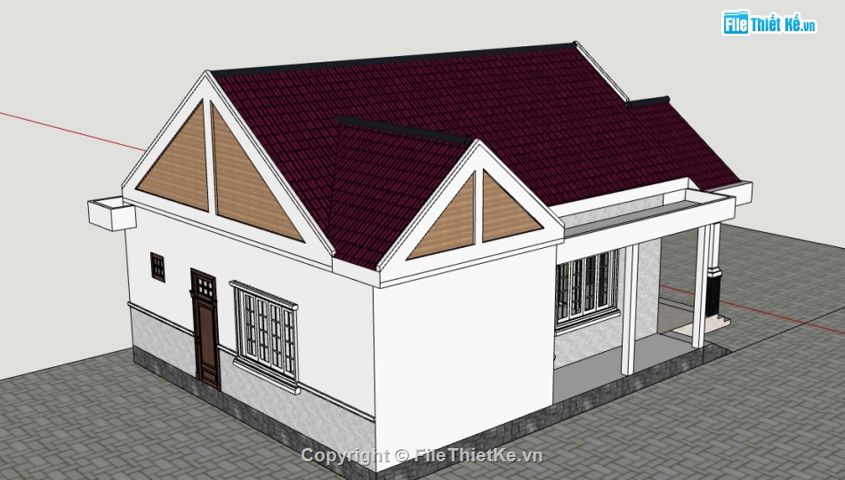 file su nhà 1 tầng,sketchup nhà 1 tầng,model sketchup nhà 1 tầng,file sketchup nhà 1 tầng,nhà 1 tầng file su,nhà 1 tầng file sketchup