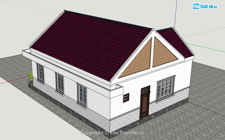 file su nhà 1 tầng,sketchup nhà 1 tầng,model sketchup nhà 1 tầng,file sketchup nhà 1 tầng,nhà 1 tầng file su,nhà 1 tầng file sketchup