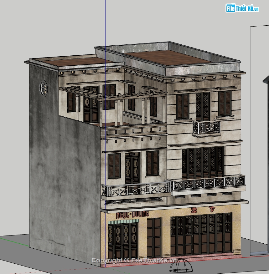 nhà 3 tầng,sketchup nhà ở 3 tầng 3d,sketchup nhà ở 3 tầng,file sketchup nhà ở 3 tầng,model su  sketchup nhà ở 3 tầng