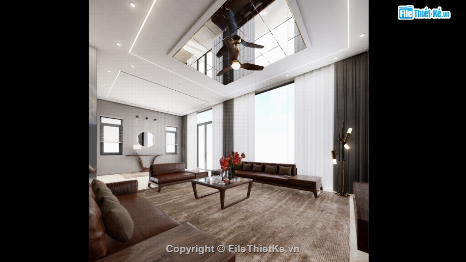 3d sketchup nội thất,sketchup nội thất biệt thự,nội thất biệt thự sketchup,File sketchup nội thất,Model su nội thất biệt thự